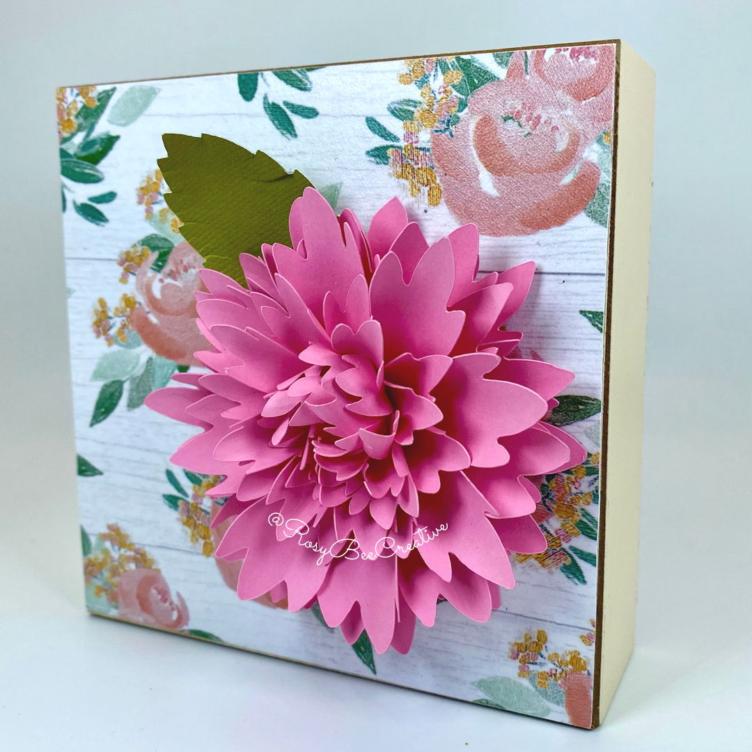 Spring Decor | Paper Flower Decor | Tray Decor Box