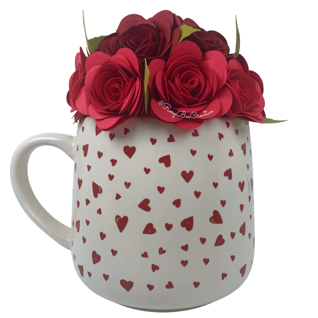 Rose Bouquet Mug | Red Bouquet