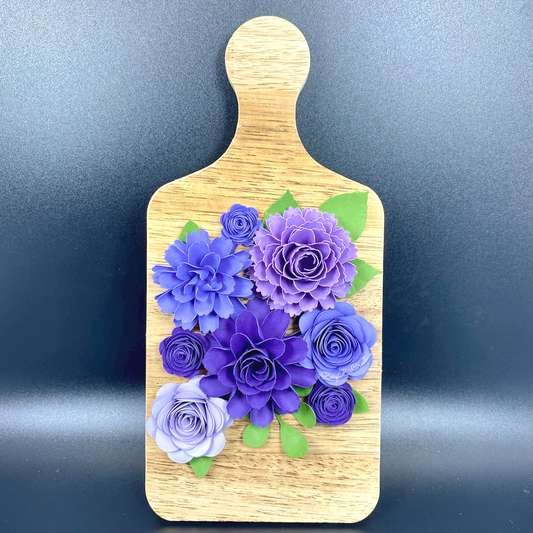 Mini Cheese Board Decor | Spring Flowers | Floral Decor