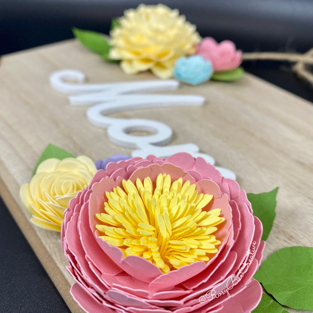 Mother’s Day Decor | Mother’s Day Sign | Mother’s Day Flowers | Paper Flower Decor