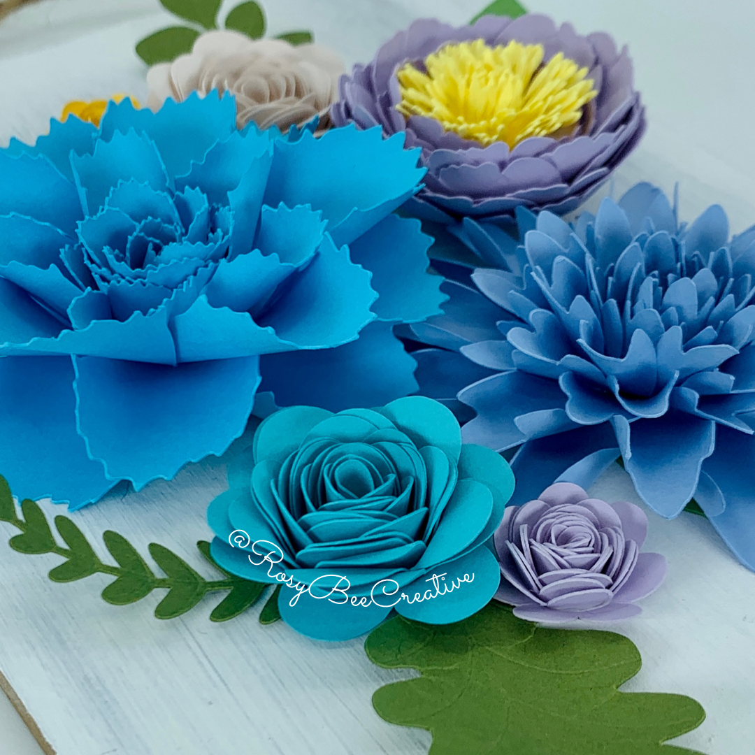 Floral Wall Decor | Paper Flower Wall Hanger | Spring Wall Decor