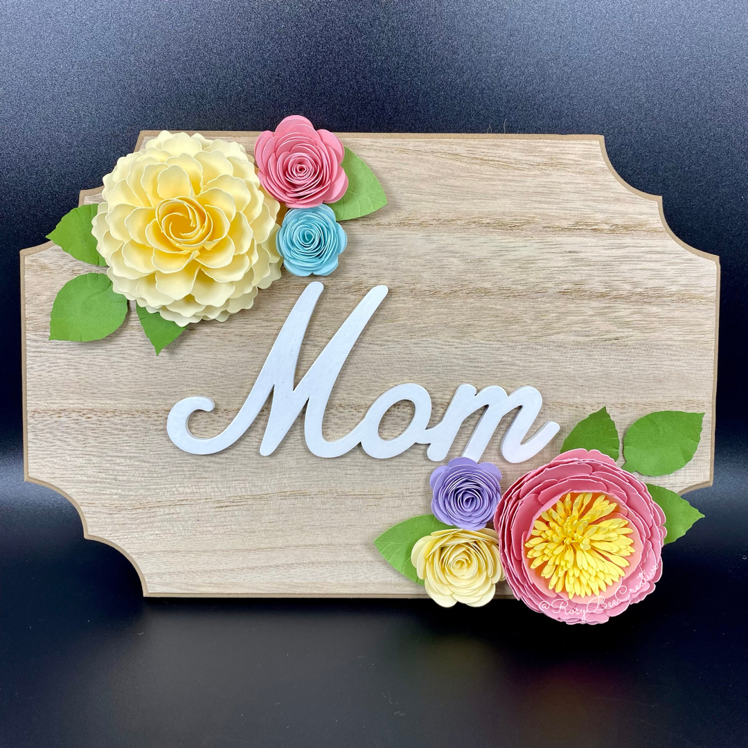 Mother’s Day Decor | Mother’s Day Sign | Mother’s Day Flowers | Paper Flower Decor