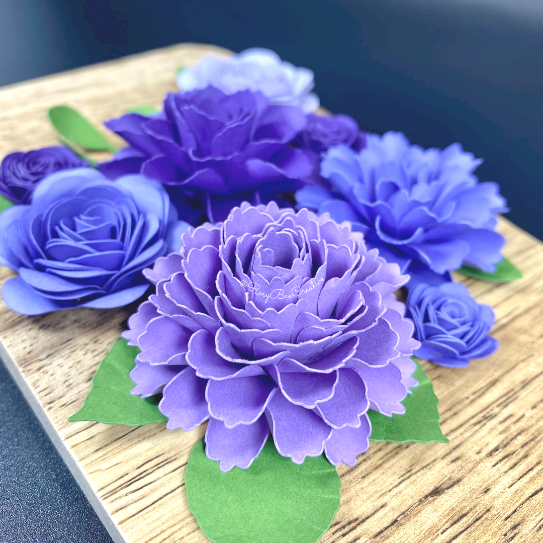 Mini Cheese Board Decor | Spring Flowers | Floral Decor