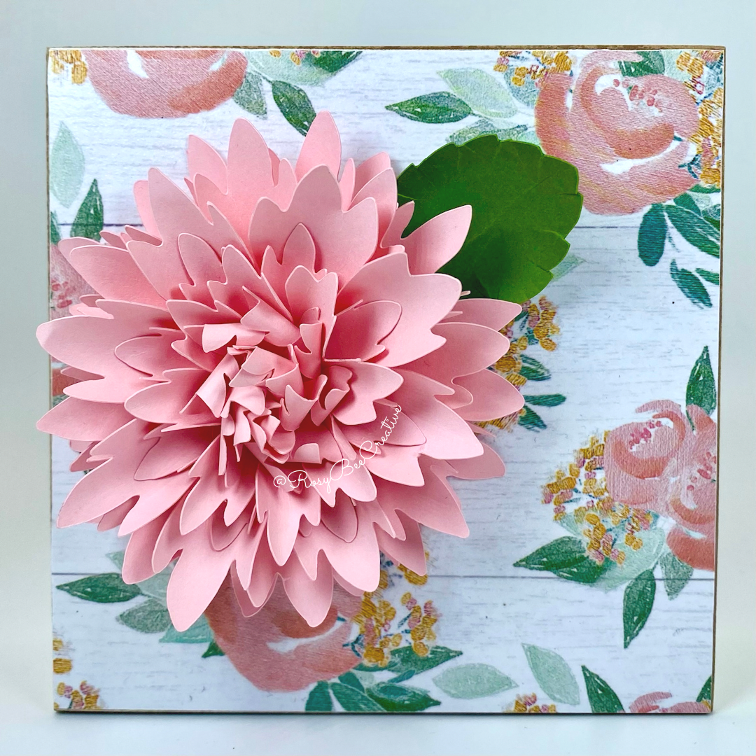 Spring Decor | Paper Flower Decor | Tray Decor Box