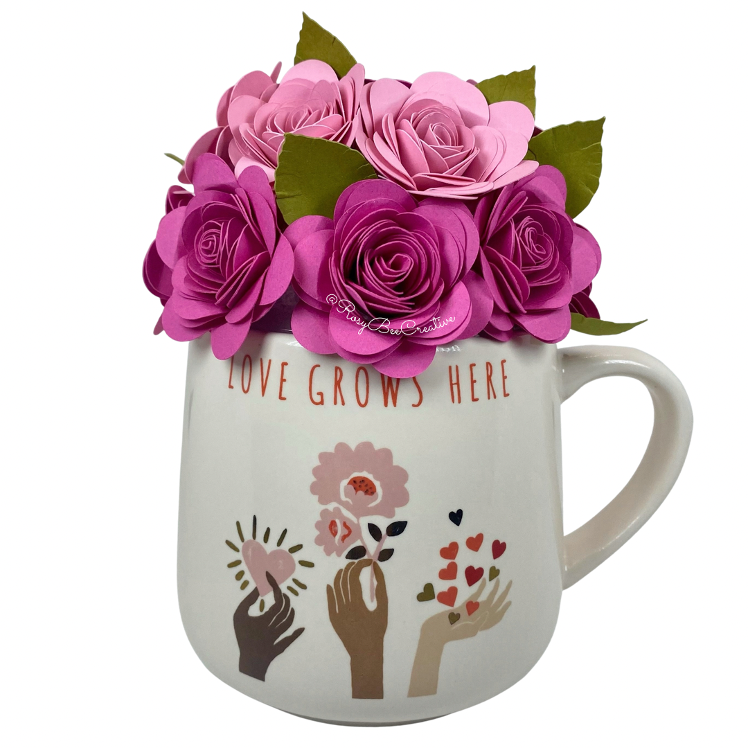 Rose Bouquet Mug | Pink Roses