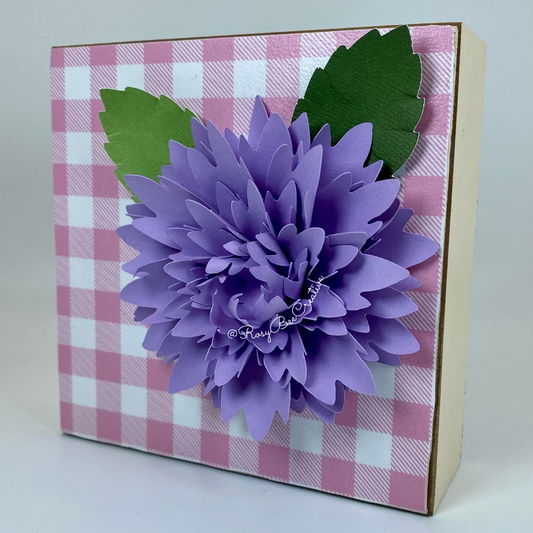 Spring Decor | Paper Flower Decor | Tray Decor Box