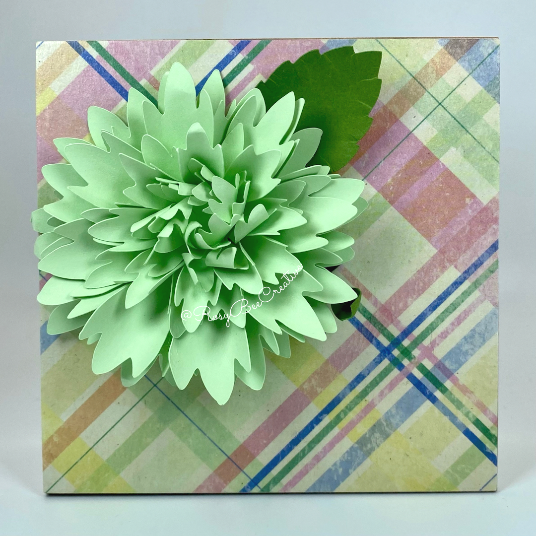 Spring Decor | Paper Flower Decor | Tray Decor Box