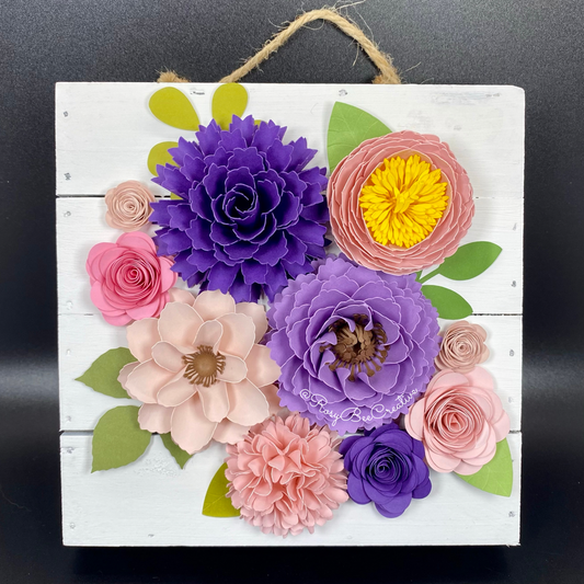 Spring Decor | Paper Flower Decor | Wall Hang Floral Decor