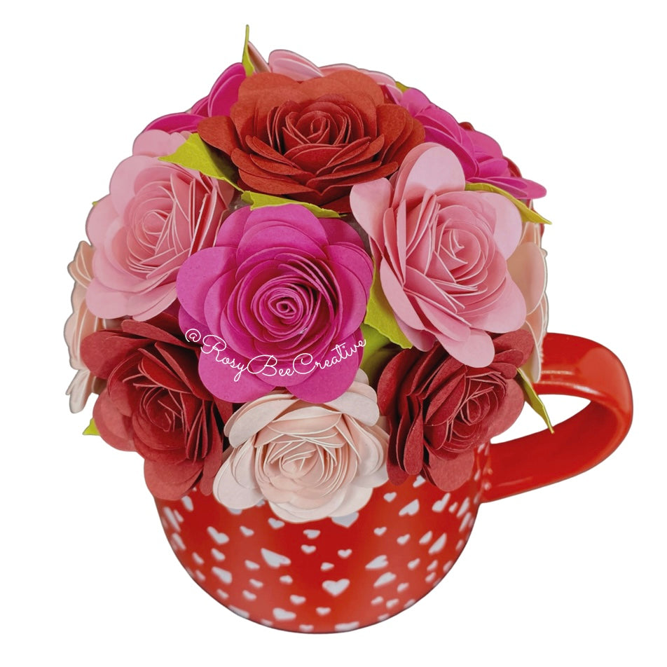 Rose Bouquet Mug | Pink & Red Mix