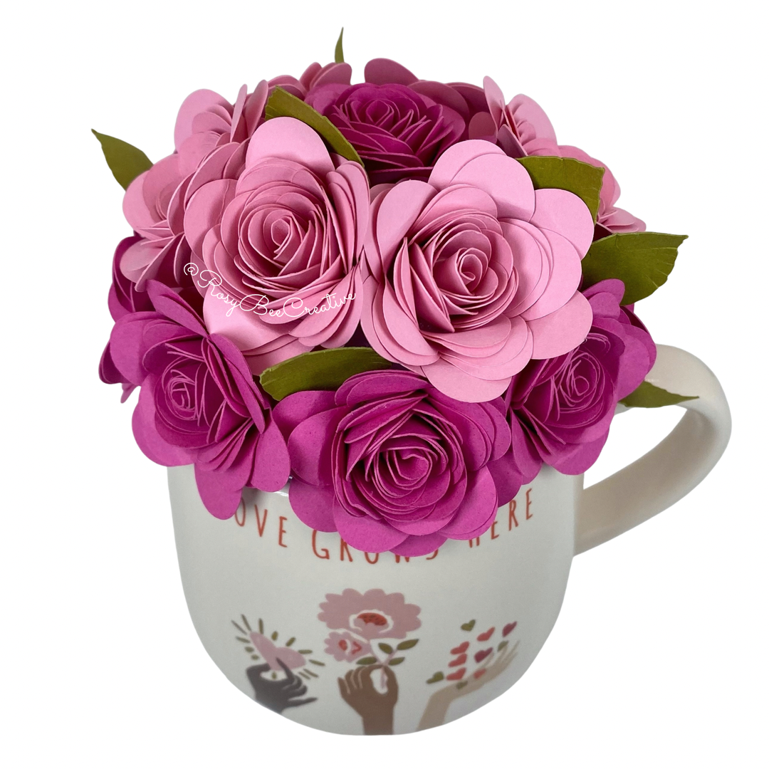 Rose Bouquet Mug | Pink Roses