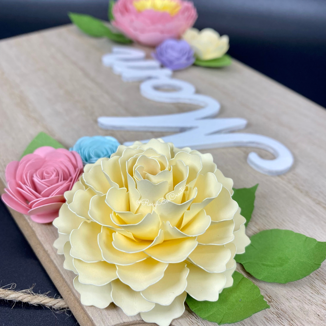 Mother’s Day Decor | Mother’s Day Sign | Mother’s Day Flowers | Paper Flower Decor